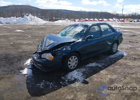 2001 Toyota Corolla Le z USA, uszkodzony, nr VIN 2T1BR12EX1C420630